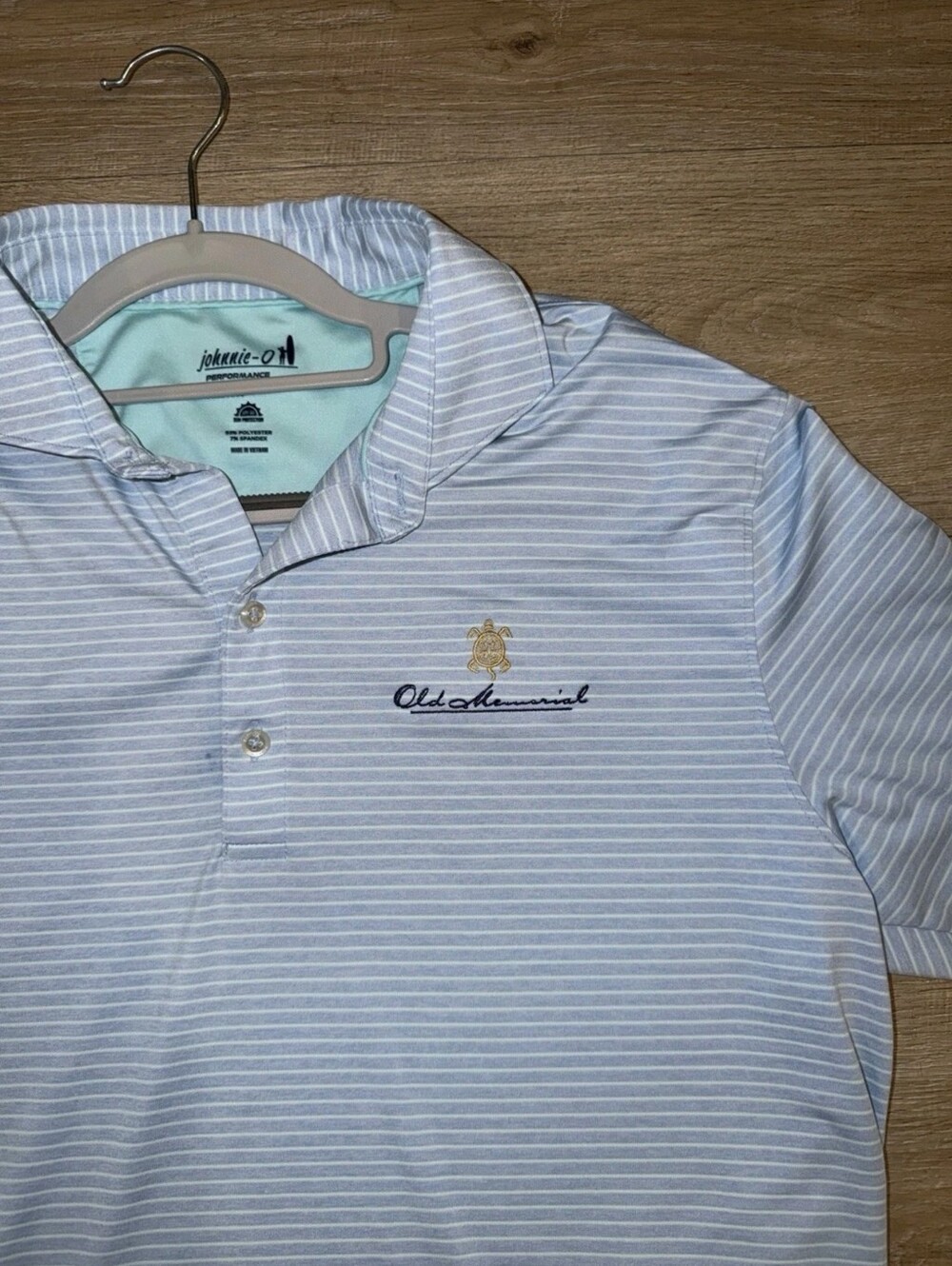 Johnnie O Performance Golf Polo, Size M, Old Memorial Golf Club Logo